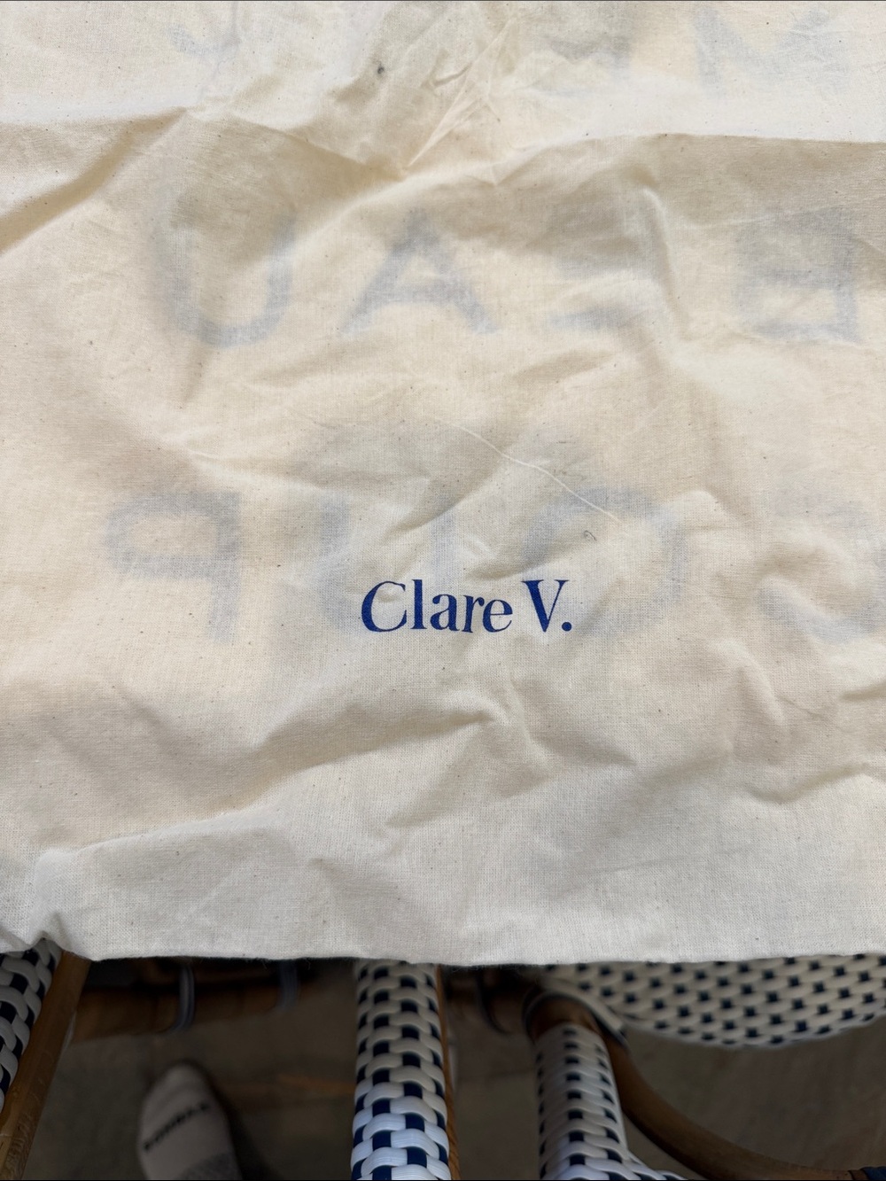 Clare V Blue Knotted Macramé Tote - Picture 6 of 8